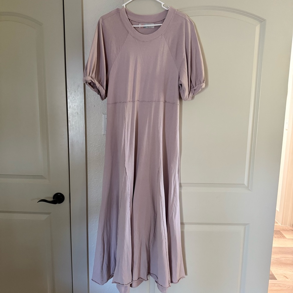 FREE PEOPLE Beach Purple Midi Dress